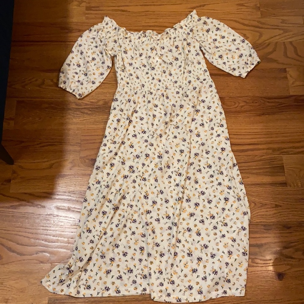 H&M off the shoulder midi dress